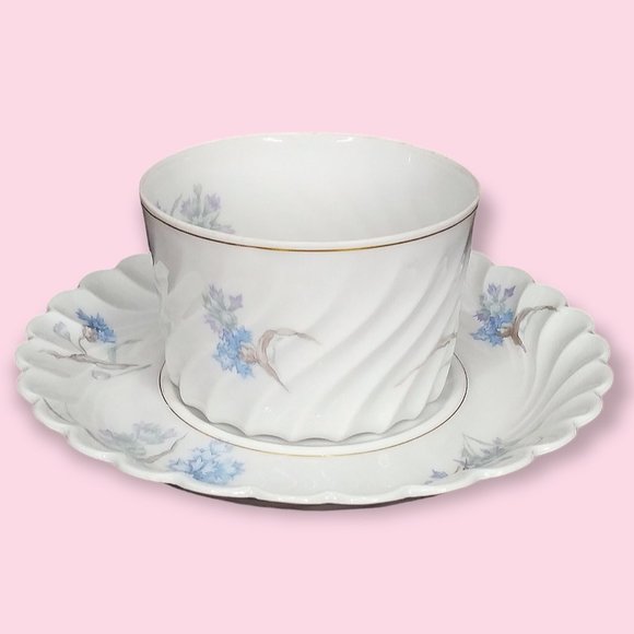 Haviland Limoges Dining Haviland Limoges Teacup Saucer Set Bergere